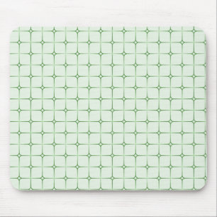 Retro Romance Mousepad, Green Mouse Mat