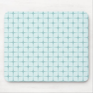 Retro Romance Mousepad, Turquoise Mouse Mat