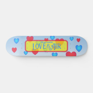 Retro Romantic Y2K Aesthetic Skateboard