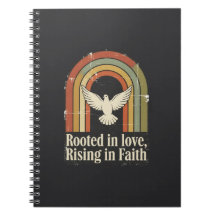 Retro rooted and rising faith design