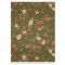 Retro rose & olive pattern