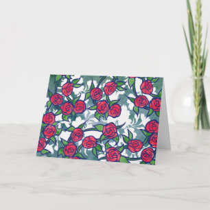 Retro Roses Card