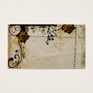 Retro roses Profile Card