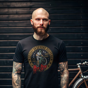 Retro Route 66 Bike Trail T-Shirt