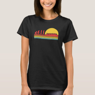 Retro Rowing Evolution Rowboat Paddling Canoeing K T-Shirt