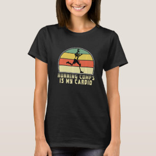 Retro Running Is My Cardio Marathoner Marathon Run T-Shirt