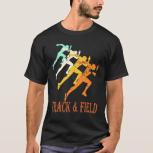Retro Running Vintage Track and Field T-Shirt