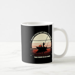 Retro Rush Hour Out Here When Two Rods At Once Fun Coffee Mug