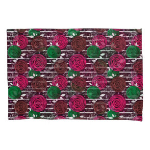 Retro, rustic, folk  pillowcase