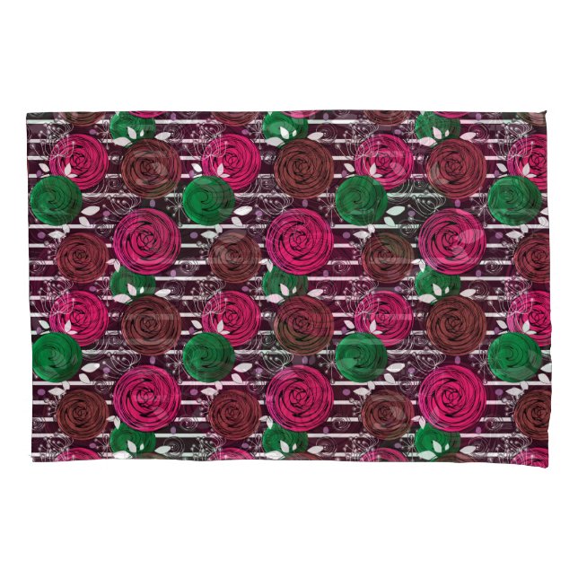 Retro, rustic, folk  pillowcase (Front)