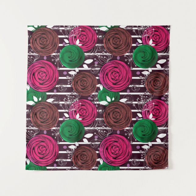 Retro, rustic, folk tapestry (Front)