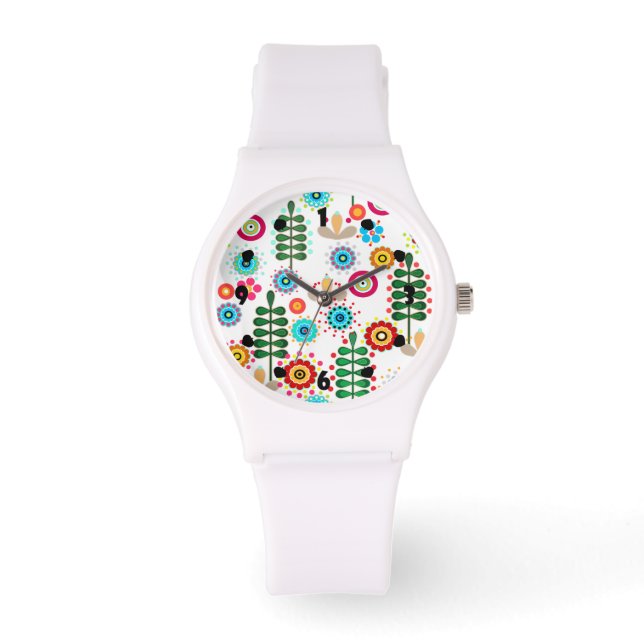 retro, rustic, folklore watch (Front)