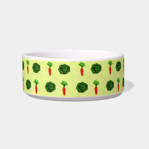 Retro Rustic Greenery Vegetable Garden Watercolor Bowl