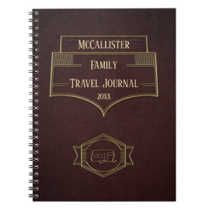 Retro RV Camper Travel Journal