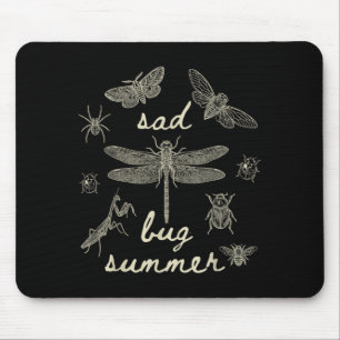 Retro Sad Bug Summe Cottagecore Insect Bug Mouse Mat