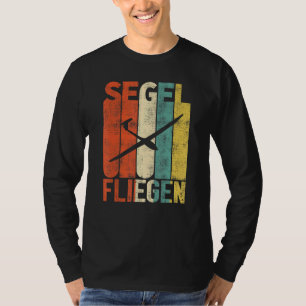 Retro Sailflying Pilot Glider Plane T-Shirt
