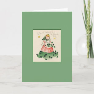 Retro Saint Patrick's Day Greeting Card