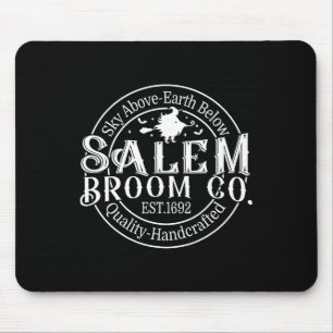 Retro Salem Broom Company Est 1692 Massachusetts H Mouse Mat