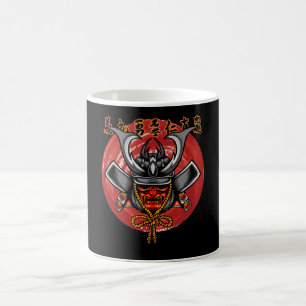 Retro Samurai Helmet - Perfect Samurai Design Coffee Mug