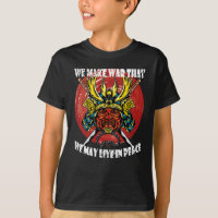 Retro Samurai Helmet - Samurai Quote About Peace