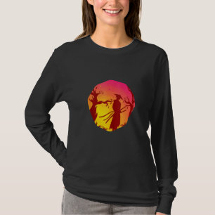 Retro Samurai Japan Ninja Sinobi Swords Katana Ken T-Shirt