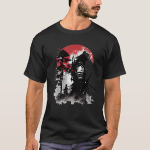 Retro Samurai Warrior Sword Japanese Ninja 1 T-Shirt