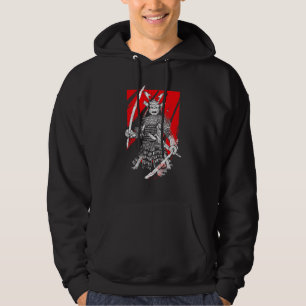 Retro Samurai Warrior Sword Japanese Ninja Hoodie