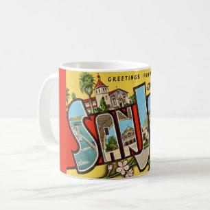 Retro San Jose Greeting Mug
