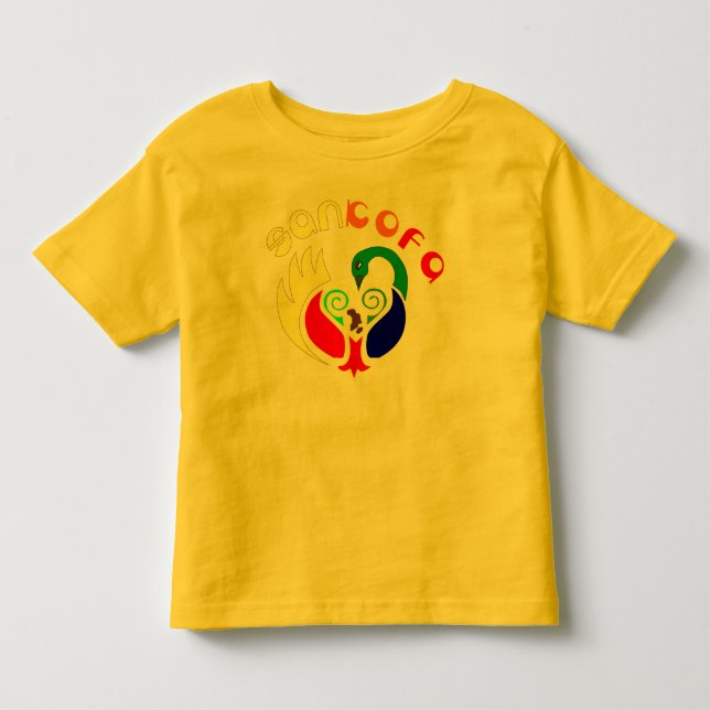 RETRO SANKOFA KID TODDLER T-Shirt (Front)