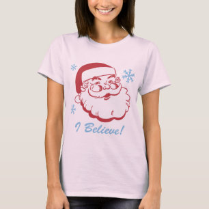 Retro Santa Believe T-Shirt