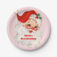 Retro Santa birthday