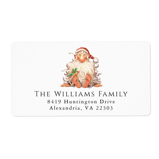 Retro Santa Christmas Holiday (Front)