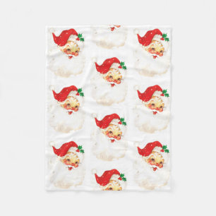 Retro Santa Christmas Holidays Blanket