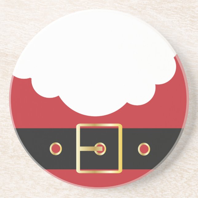 retro santa claus coaster (Front)