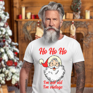 Retro Santa Claus I'm not old I'm vintage funny T-Shirt