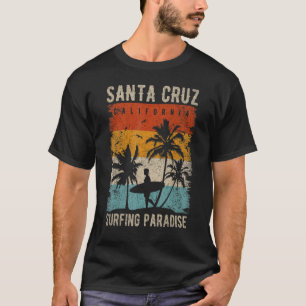 Retro Santa Cruz California Surfing Santa Cruz T-Shirt