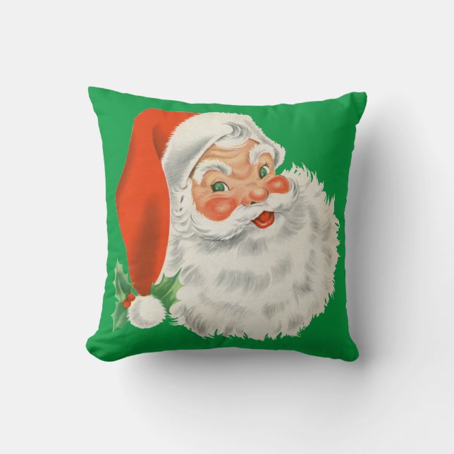 Retro Santa Cushion (Front)