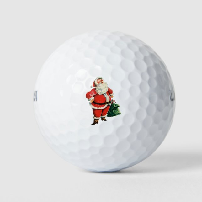 Retro Santa Golf Balls (Front)