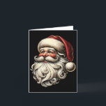 Retro Santa Head Vintage Christmas Postcard Nostal<br><div class="desc">Retro Santa Head Vintage Christmas Postcard Nostalgic</div>