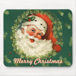 Retro Santa Mousepad