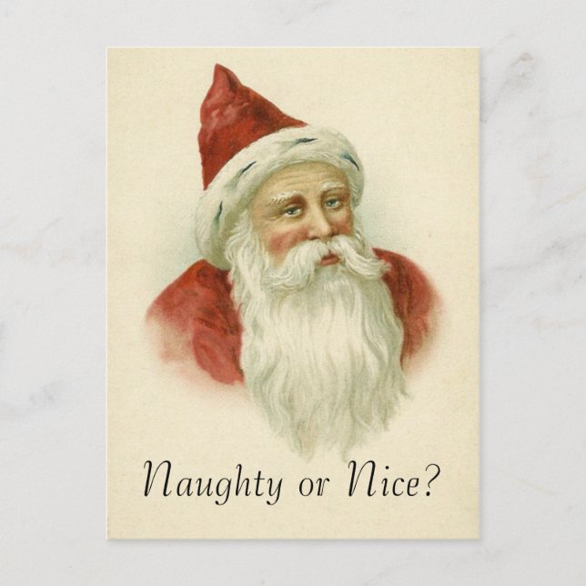 Retro Santa Postcard (Front)