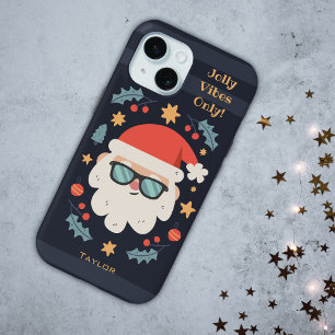 Retro Santa Sunglasses Christmas in July Custom iPhone 15 Case