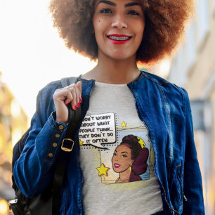 Retro Sarcastic Phrase 50s Housewife Pop Art  T-Shirt