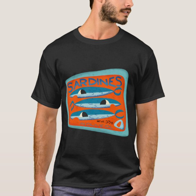 Retro Sardines T-Shirt (Front)