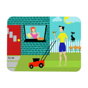 Retro Saturday Morning Flexi Magnet