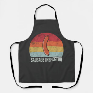 Retro Sausage Inspector - Weiner Lover Apron