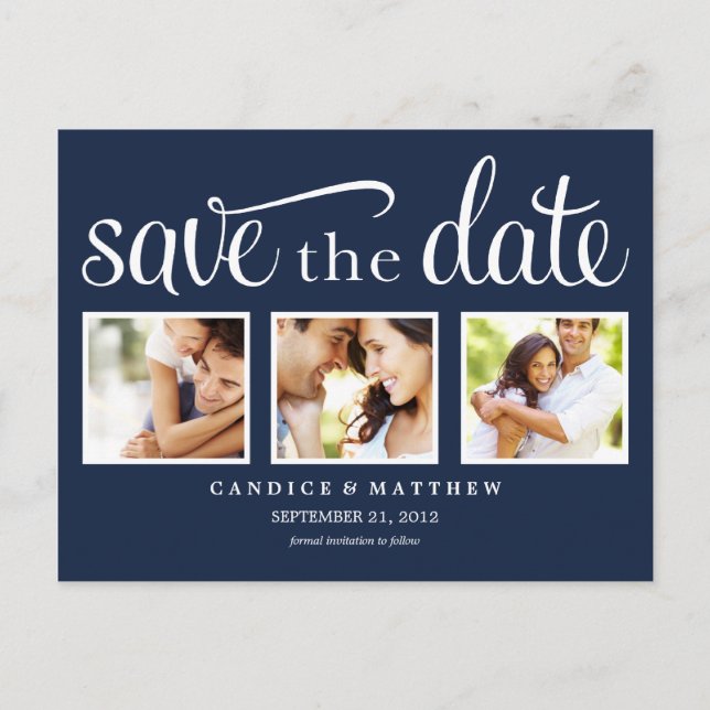 RETRO | SAVE THE DATE ANNOUNCEMENT (Front)