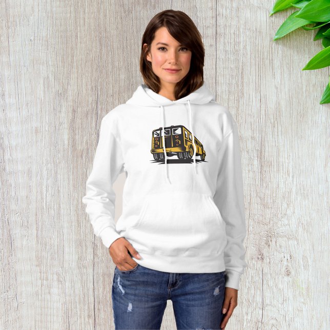 Retro School Bus Vintage Yellow  Hoodie (Creator Uploaded)