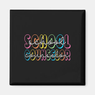 Retro School Counsellor Counseling Teacher Appreci Magnet