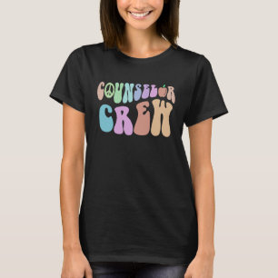 Retro School COUNSELOR CREW College Guidance Couns T-Shirt